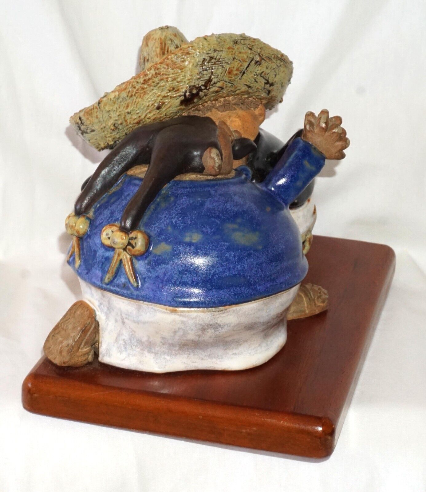Mexican, Ceramic Sculpture- Dancing Couple by Rodo Padilla (HiC)