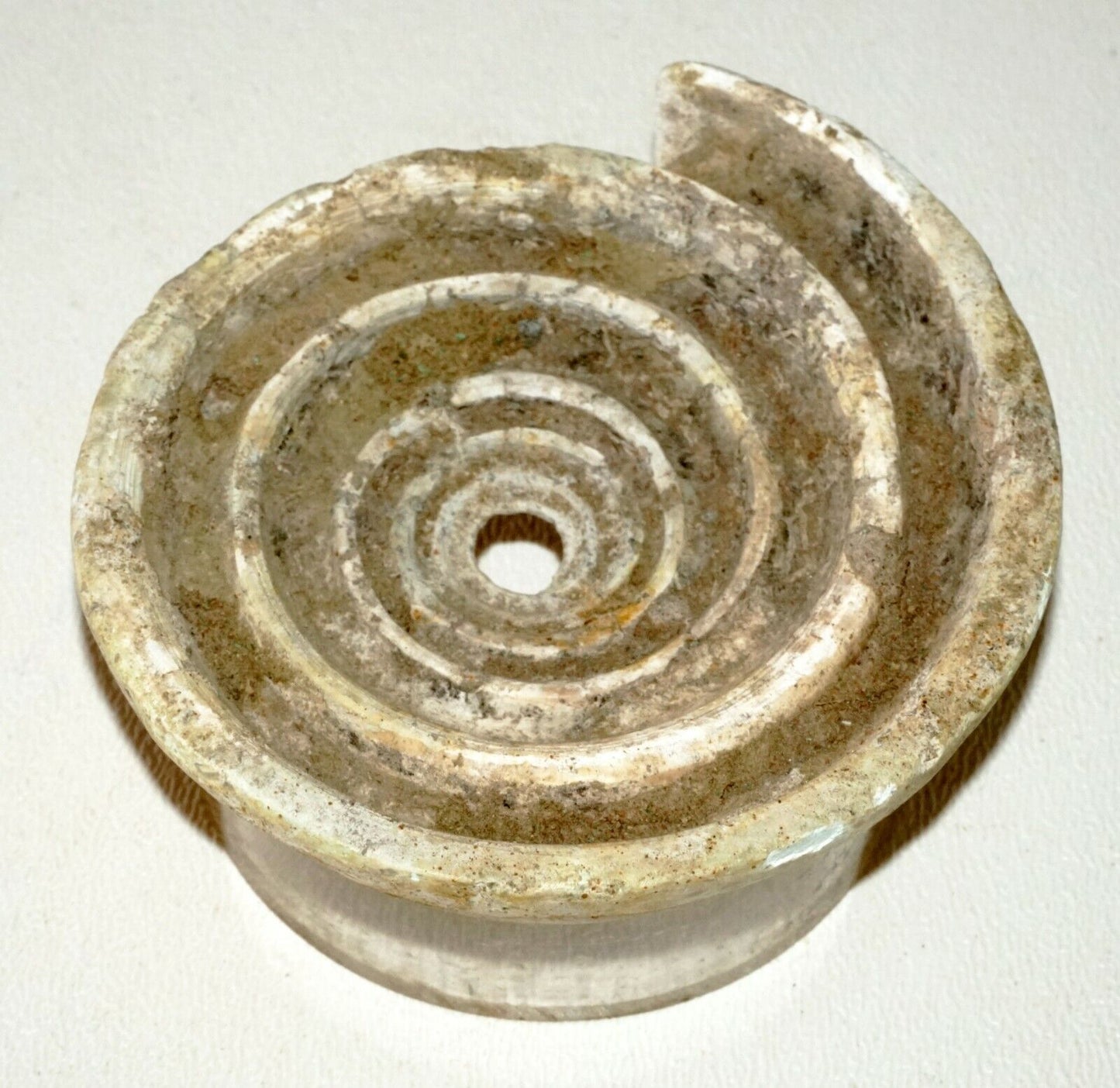 Prehistoric Ban Chiang Excavated Cone Shell Earring (Mil)M1236 #220