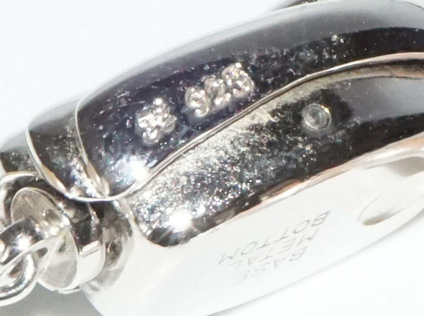 3Pc Chinese Sterling Silver Coin Pearl Necklace & Matching Earrings (SaR)#444