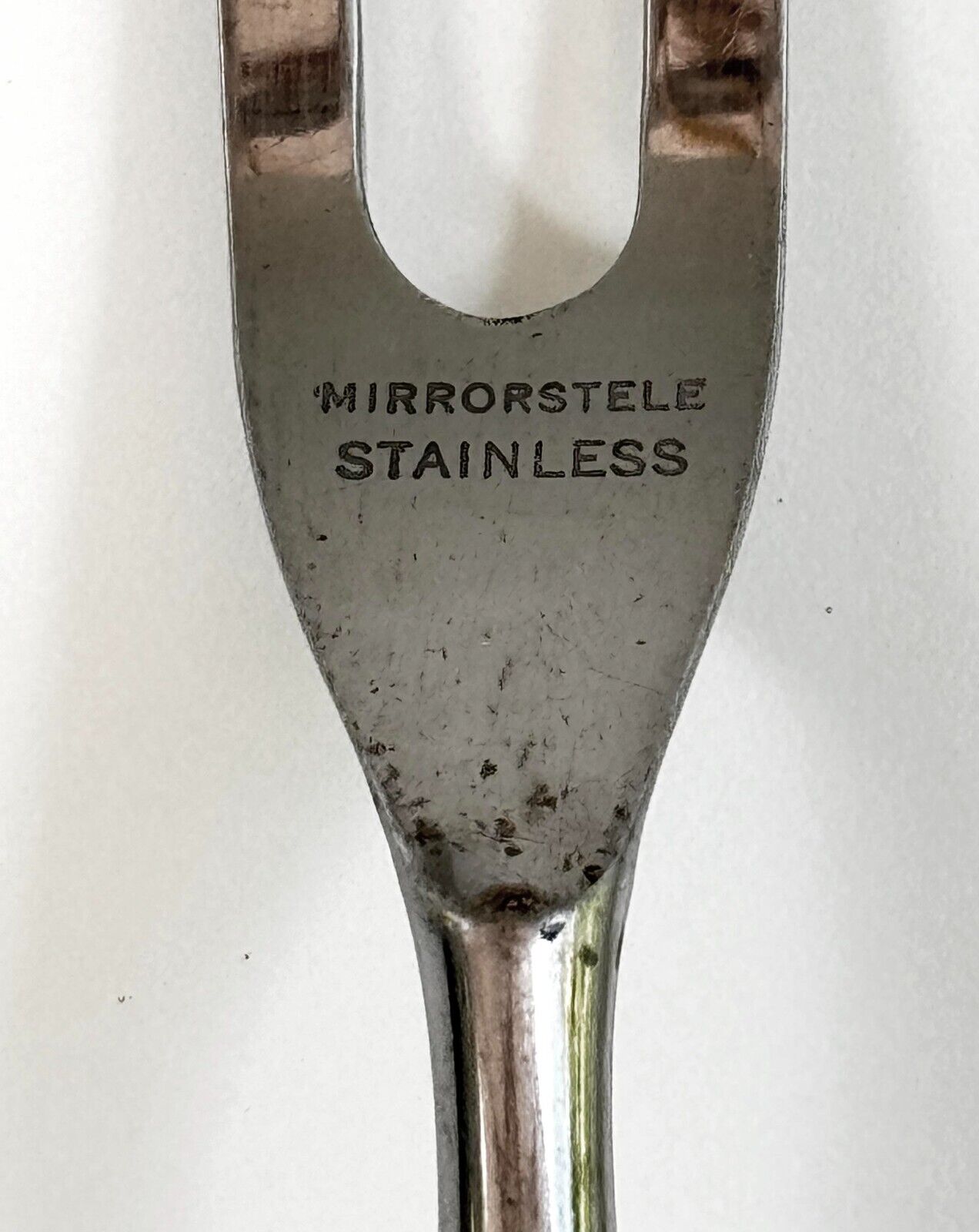 Vintage Silver Plated Reed & Barton Mirrorstele Carving Fork & Knife (WeP)