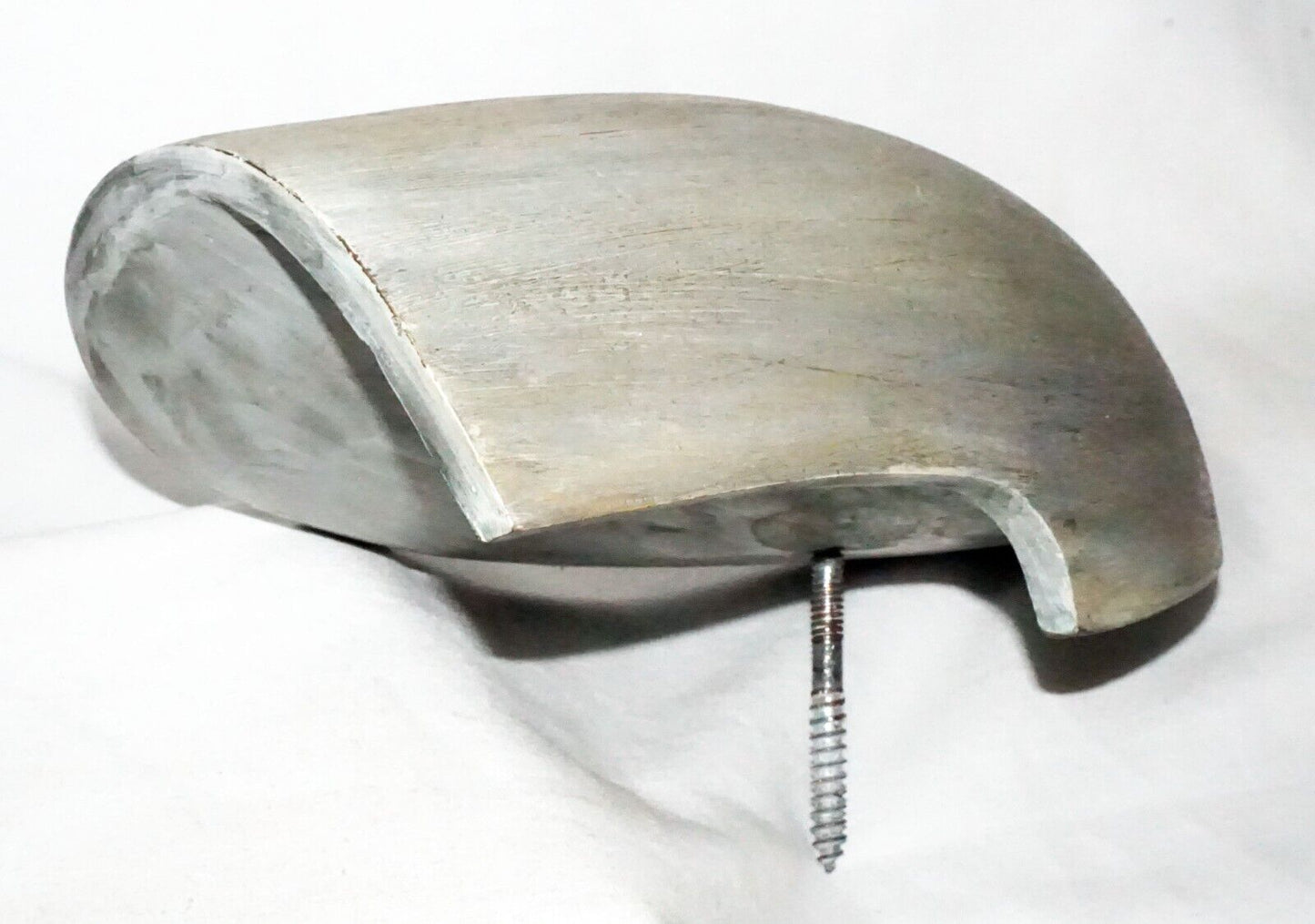 Vintage Modern Heavy Metal Abstract One-Eyed Mask Wall Sculpture unsigned (AHB)