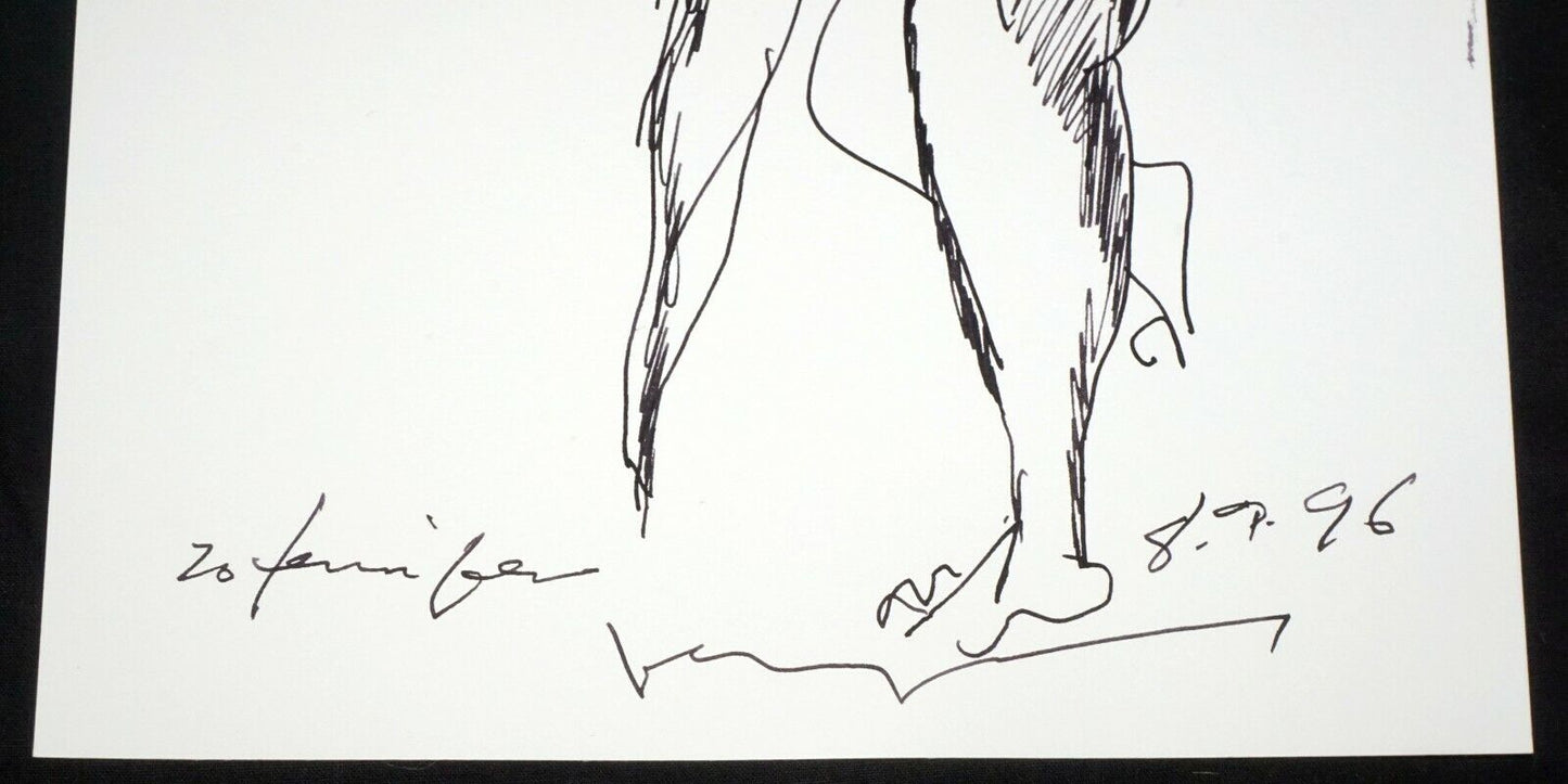 '96 Chinese Hawaii Drawing Figures & Angel by John Chin Young (1909-1997)(SaJ)39