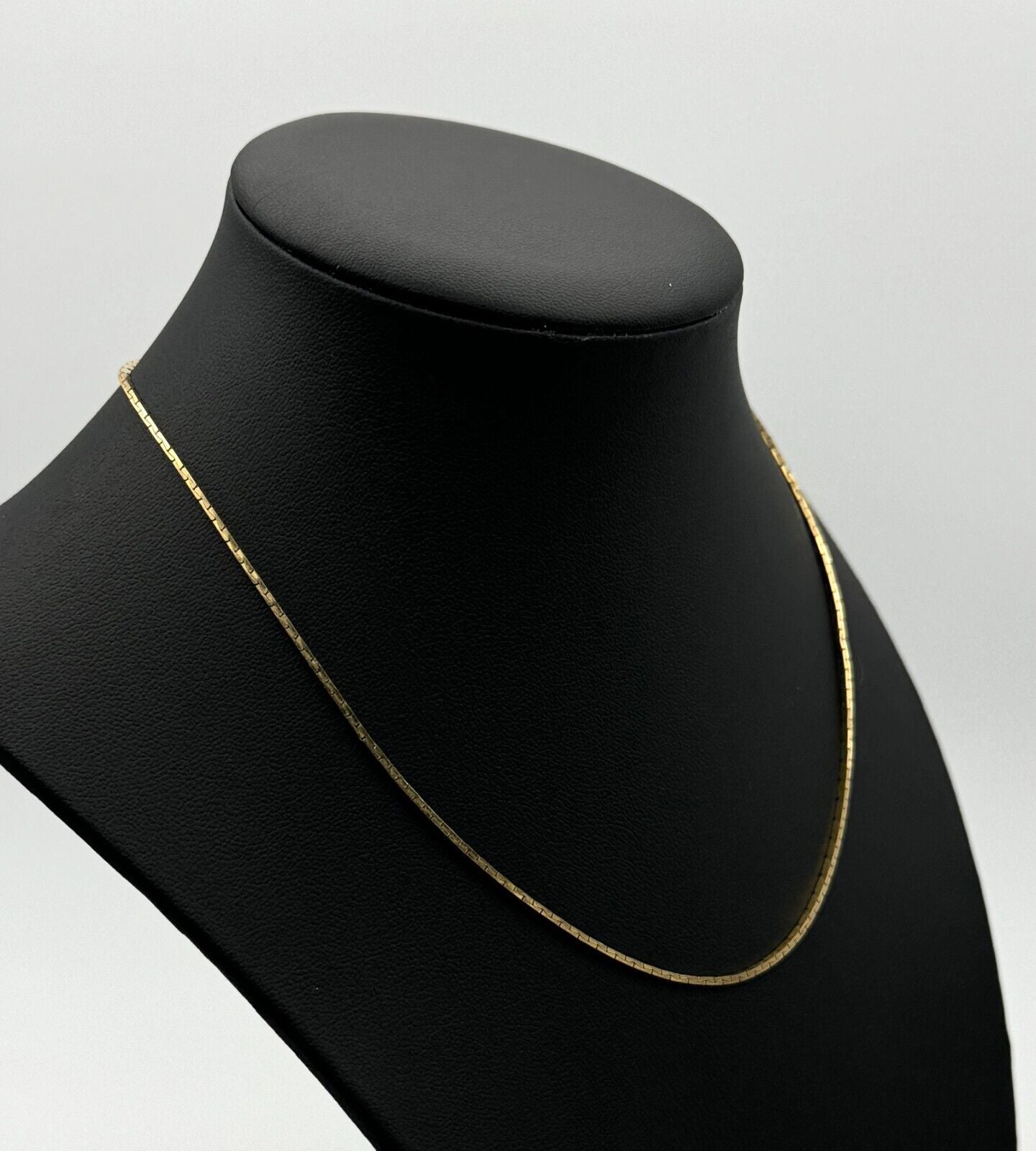Vintage Italian 14k Yellow Gold Venetian Chain Necklace 16" (1450)