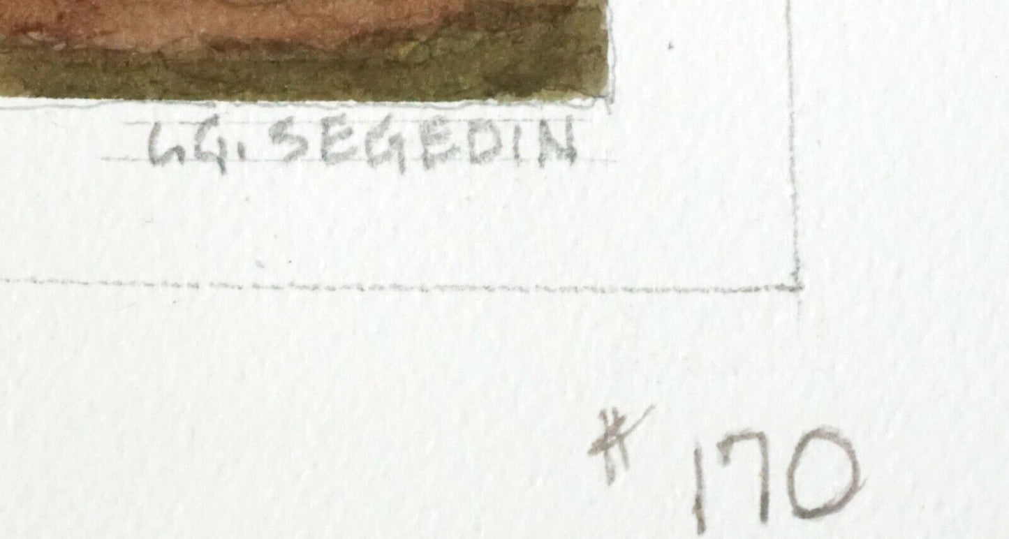 Hawaii Watercolor Painting "Chinaman's Hat at Sunrise" by Larry Segedin #170