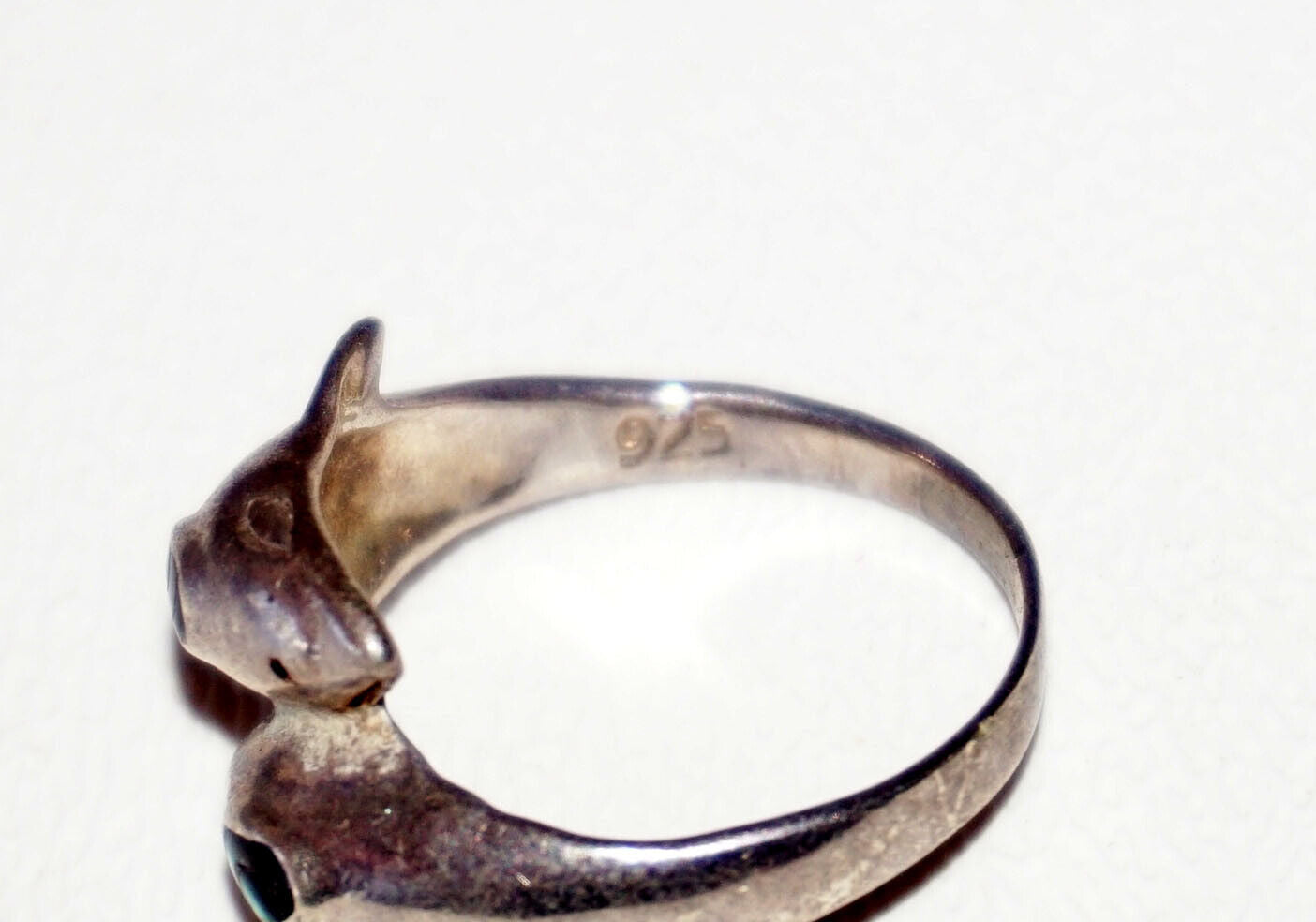 5x Sterling Silver Rings Baltic Amber Blue Topaz Garnet Shell Tourmaline(NoN)R44