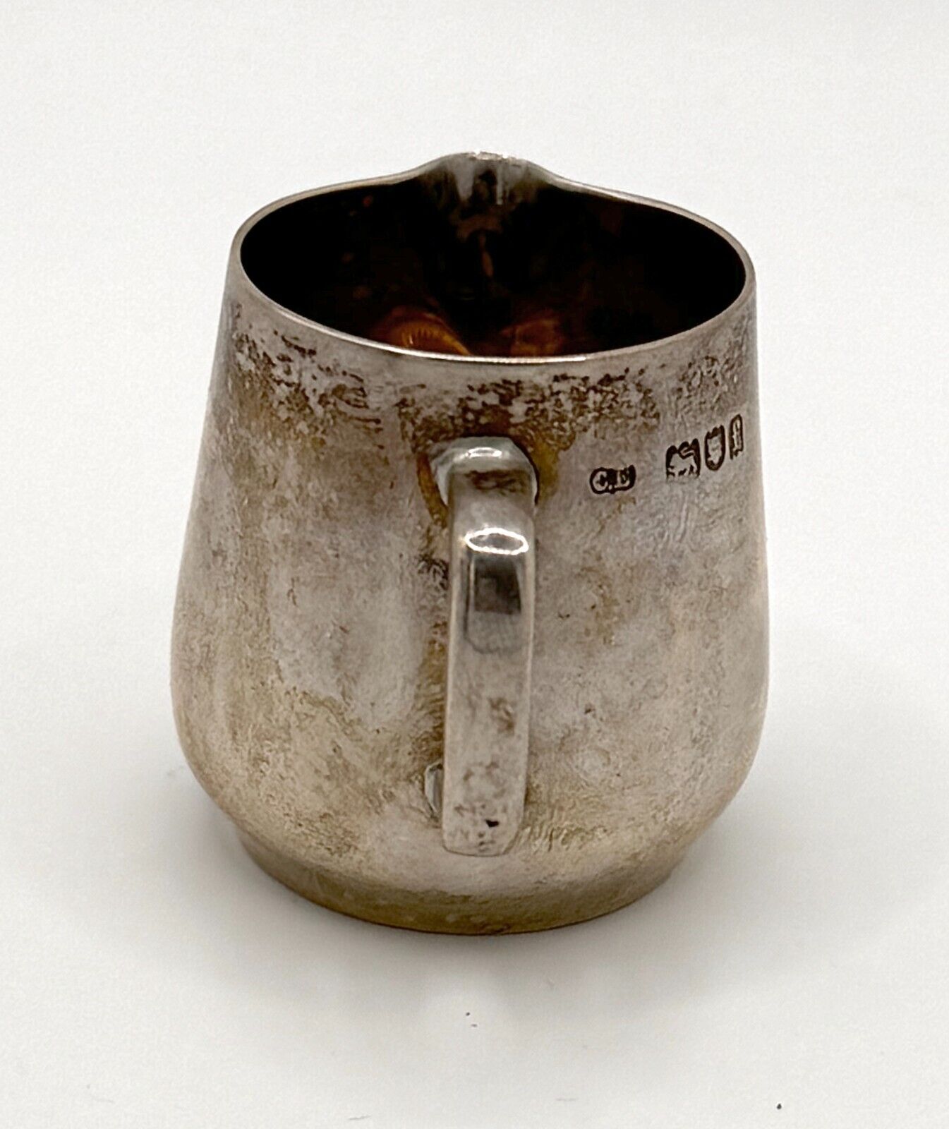 1910 British Sterling Silver Creamer by Charles Edwards, London (WeP)