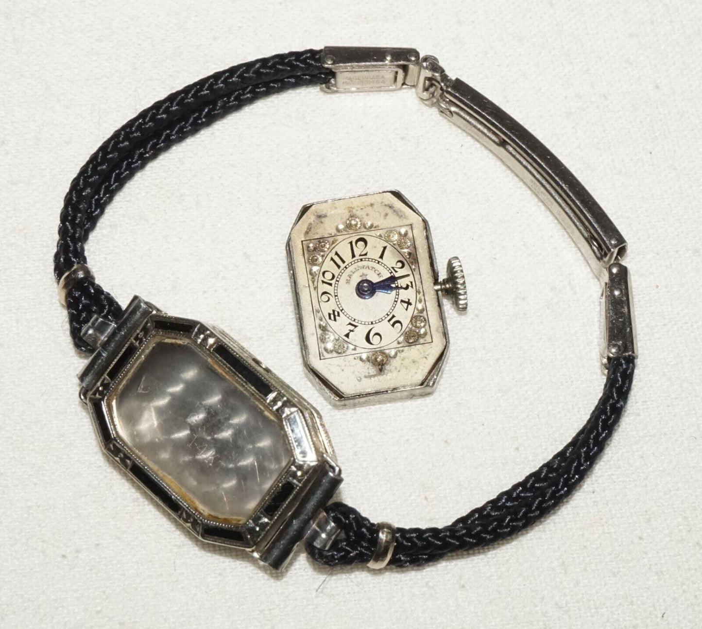 1920s Swiss 14k White Gold Ladies Wristwatch by Hoffman Watch Co. (BeM)#5