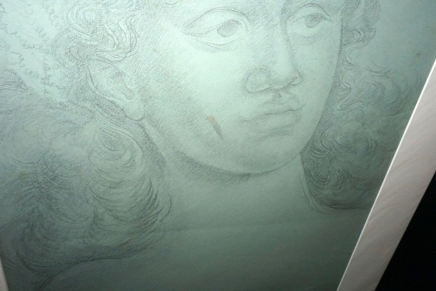 '40s Hawaii Pencil Drawing "Flower Crowned Girl" Madge Tennent (1889-1972)(DAT)