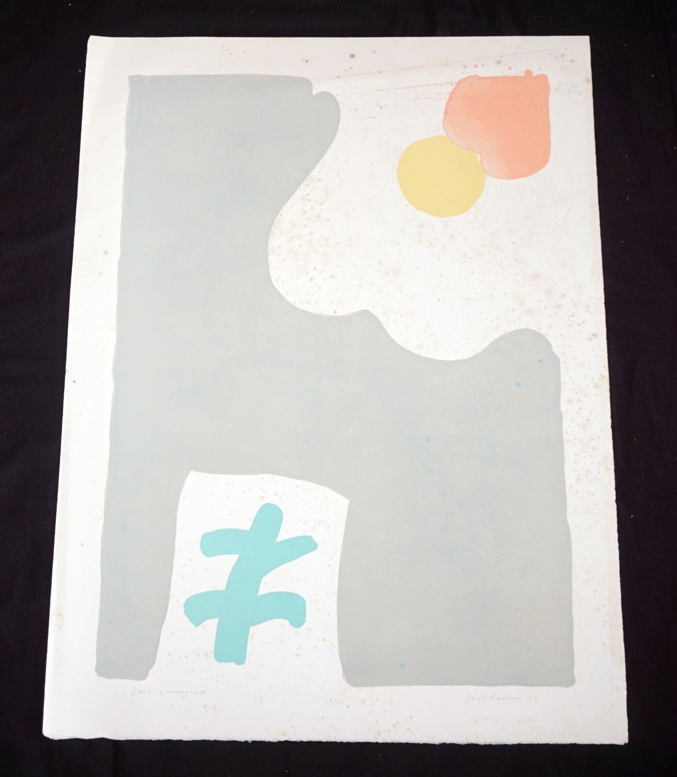 '73 Washington DC Print "Dusk Leningrad" by Jacob Kainen (1909-2001)(Mod)