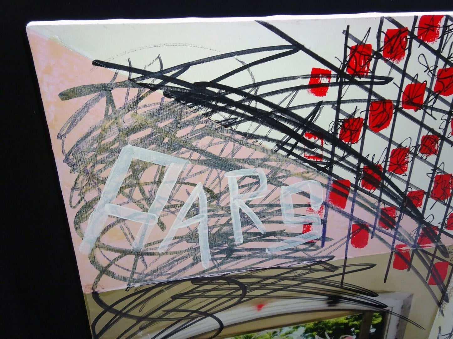 Hawaii Acrylic Mixed Media Painting No Graffiti Honolulu by Jerome Wallace (WaJ)