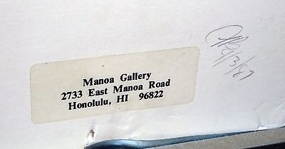 1980s Hawaii Pastel Painting "Repose, North Shore" by Shelley M. Ferreira (Chab)