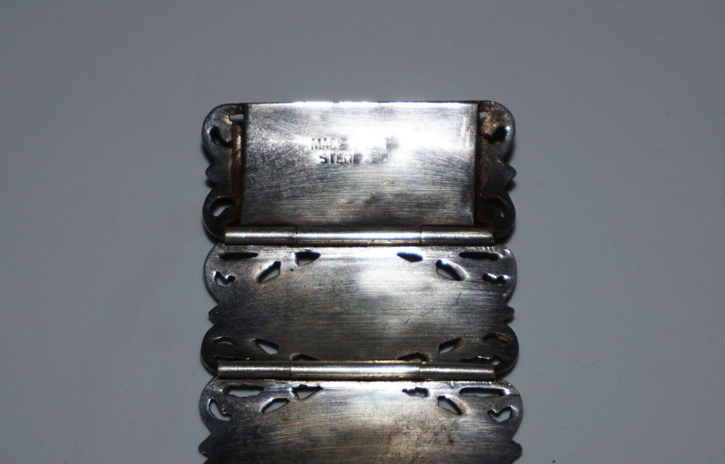 3x Sterling Silver Niello Ware Bracelet & Cuff & Hinged Bangle Mix Lot (NoN)BN8