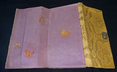 3x 19/20CT Japanese Silk Brocade Purses (Par)