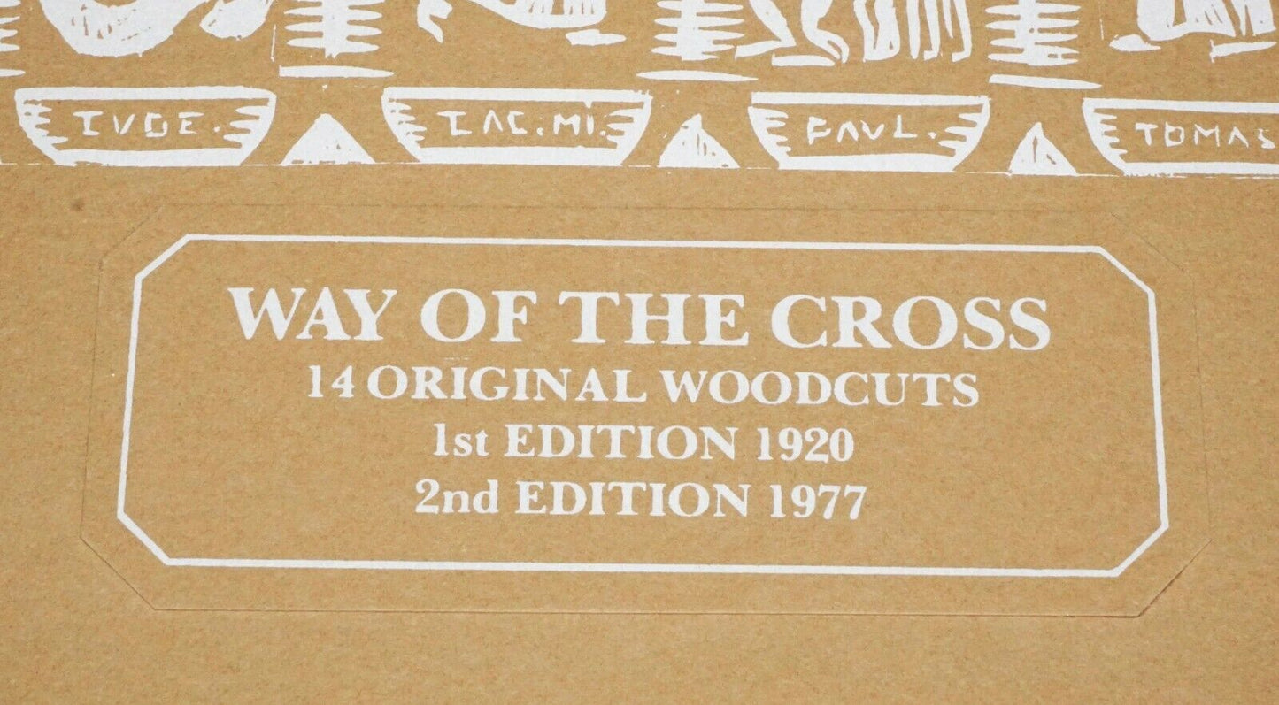 1920/1977 French Block Print The Way of the Cross Jean Charlot (1898-1979)(Mod)5