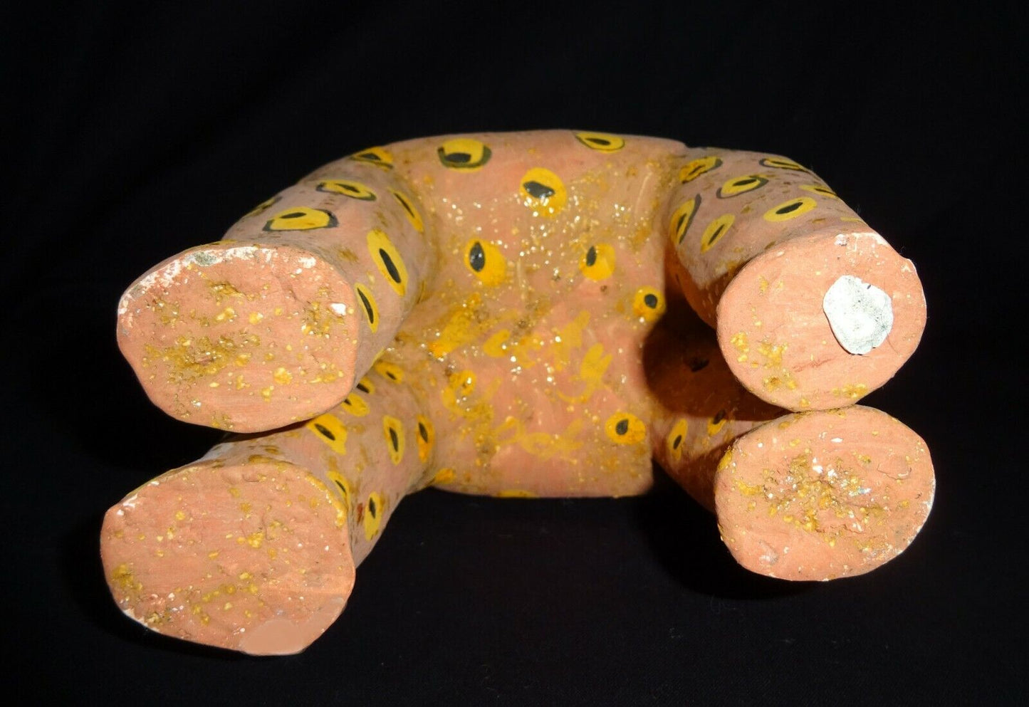 Hawaii Whimsical Pottery Sculpture "Horseback Lunch Break" by Vicky Chock (Z)