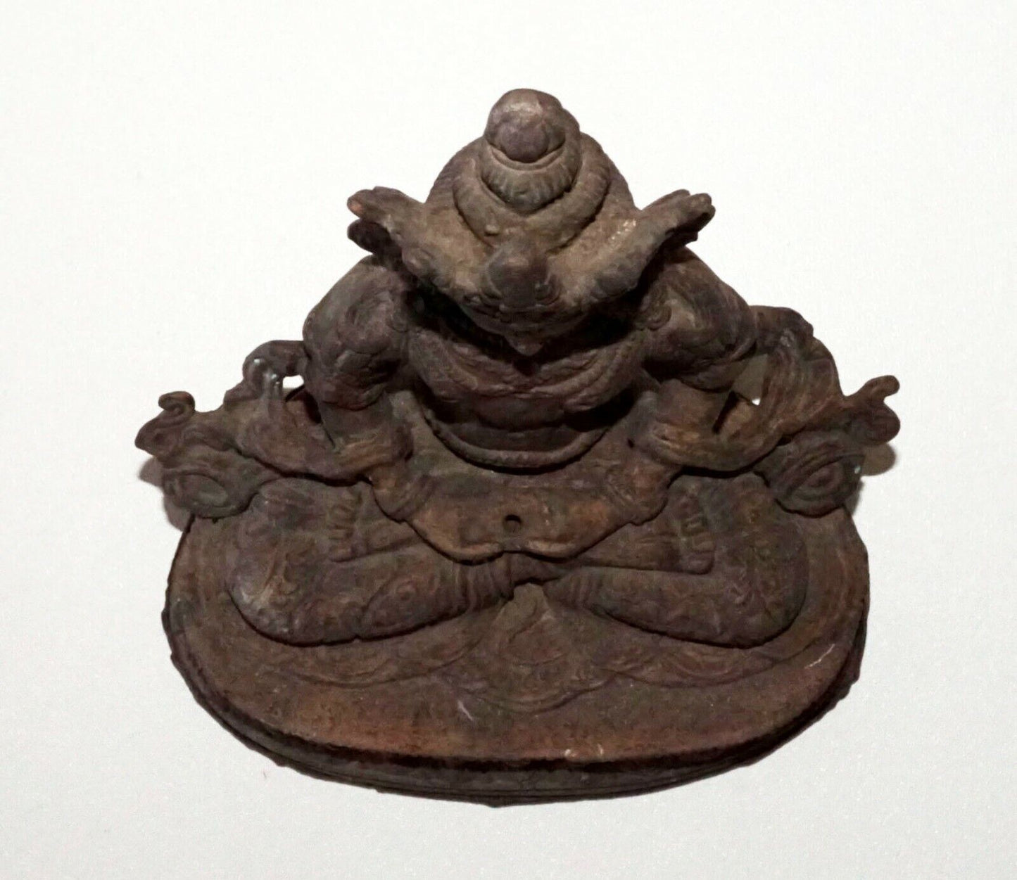 19/20C Nepalese Copper Seated Bodhisattva Buddhist Sculpture (NoN)
