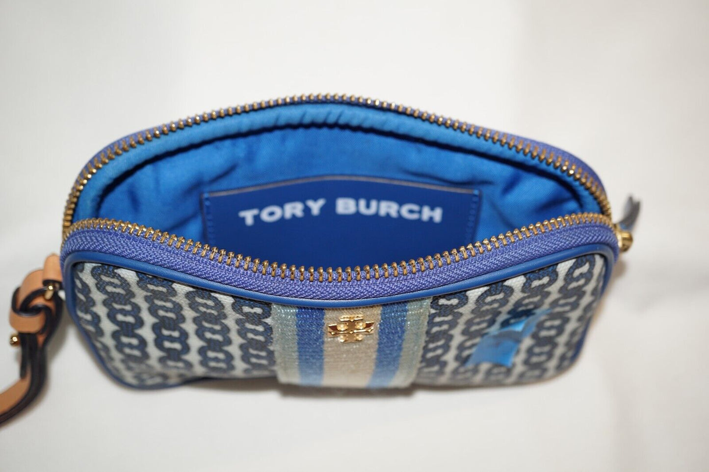 Tori Burch Gemini Link Canvas Wristlet (InS)37