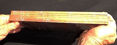 6 Seq Pc of Ribbon Striped Hawaii Grown Cuban Swietenia Mahagoni Wood (CBP) #17