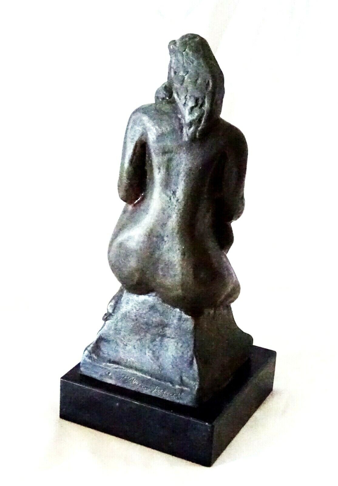 1926 US Sterling Silver Sculpture Mother & Child William Zorach (1887-1966)(New)
