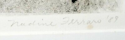 1989 Hawaii Diptych Print 1/1 "Aunty w. Flower Lei" by Nadine Ferraro (***)