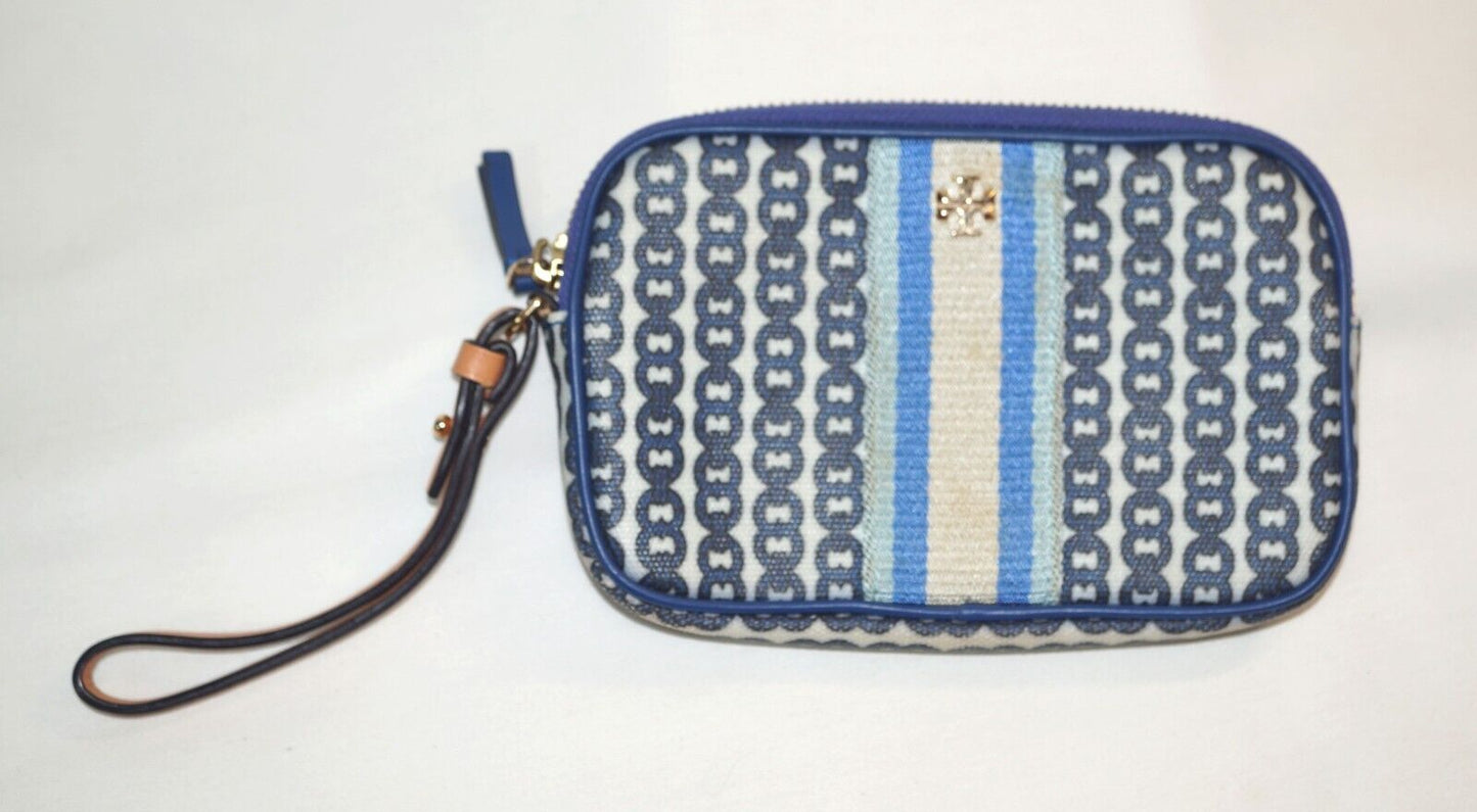 Tori Burch Gemini Link Canvas Wristlet (InS)37
