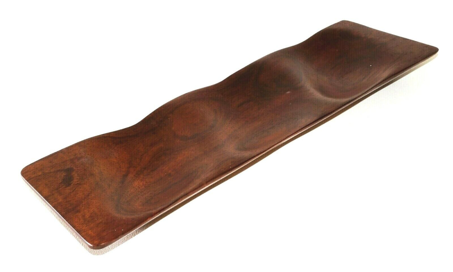 Hawaii Modernist Koa Hard Wood 3x Section Serving Tray by Dave Witkus (SRi)