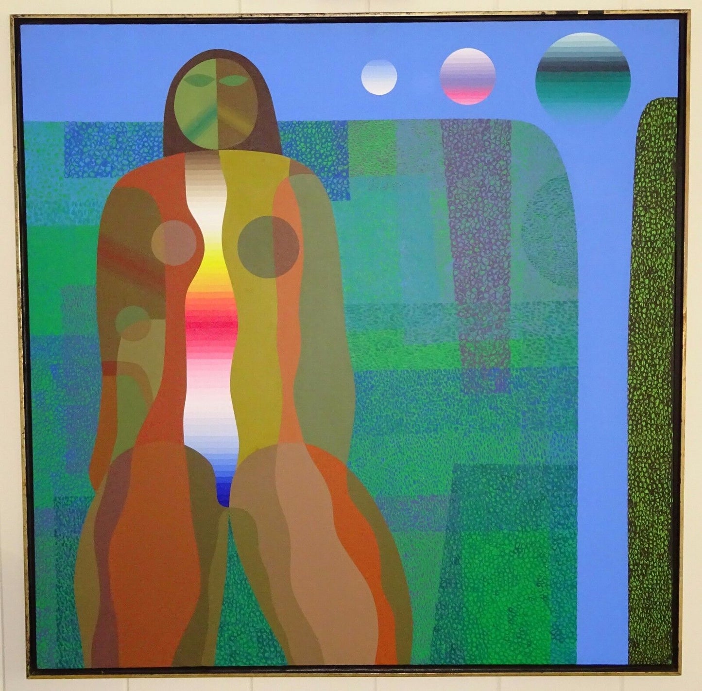 '71 Hawaii Acrylic Painting "Maile in the Valley" by Chang Young Cho (Aha)