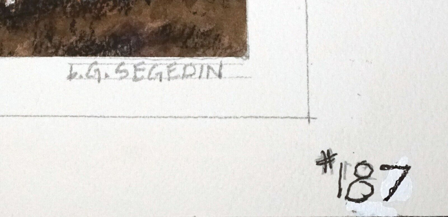 Hawaii Watercolor Painting Laie Point at Sunrise by Larry Segedin #187