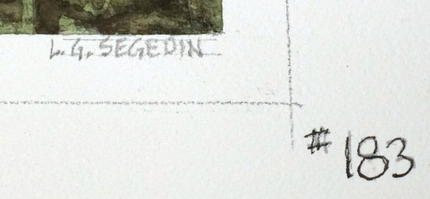 Hawaii Watercolor Painting Makapuu Seascape, Oahu by Larry Segedin #183