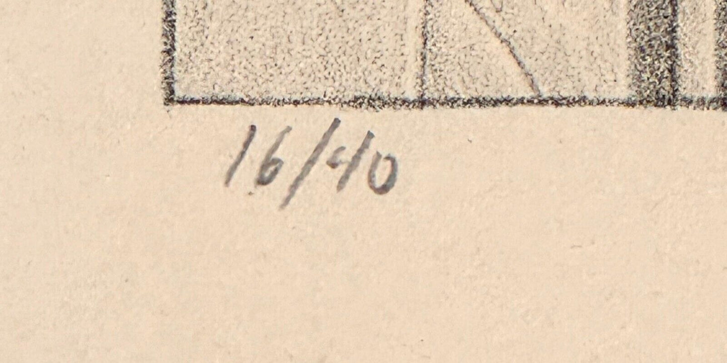 1976 Metropolis 6 Litographs by Jim Sundquist- 16/40 (PaM)