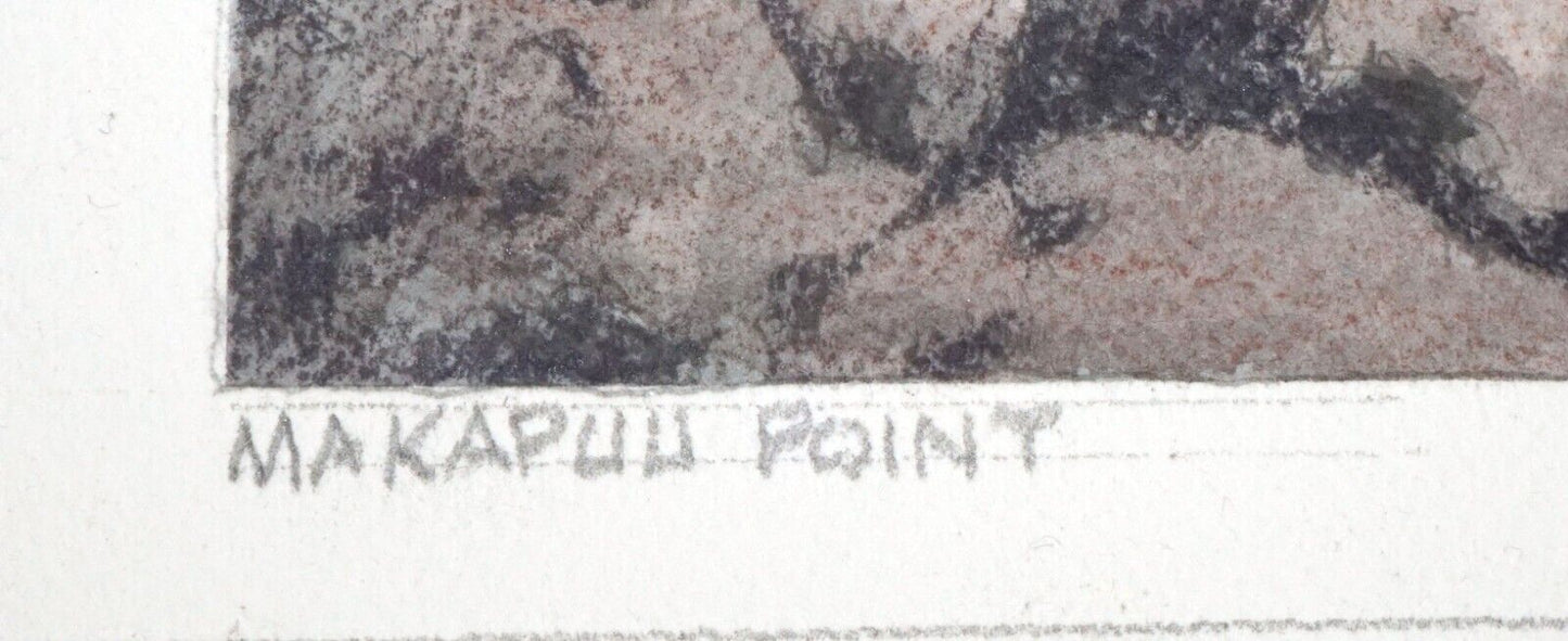 Hawaii Watercolor Painting "Makapuu Point, Oahu" by Larry Segedin #171