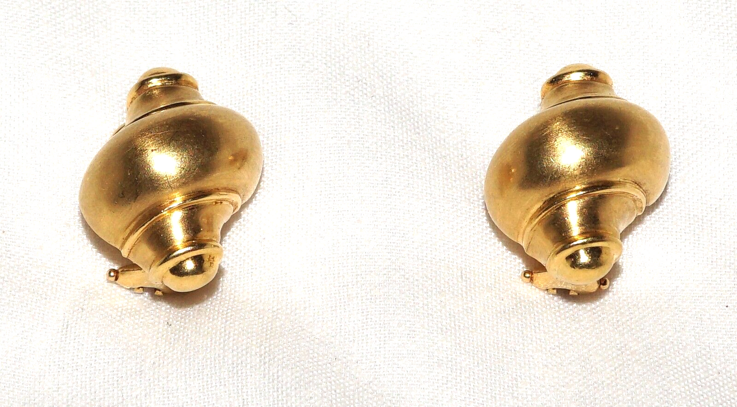 Vintage 18k Yellow Gold Seaman Schepps Turbo Shell (QuC) 24