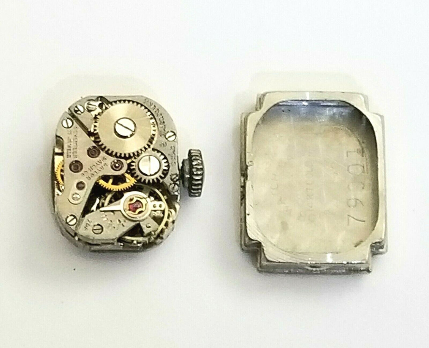 70s Swiss 14k White Gold Diamond Ladies by Seeland Baylor Watch Co. (TaE)#74