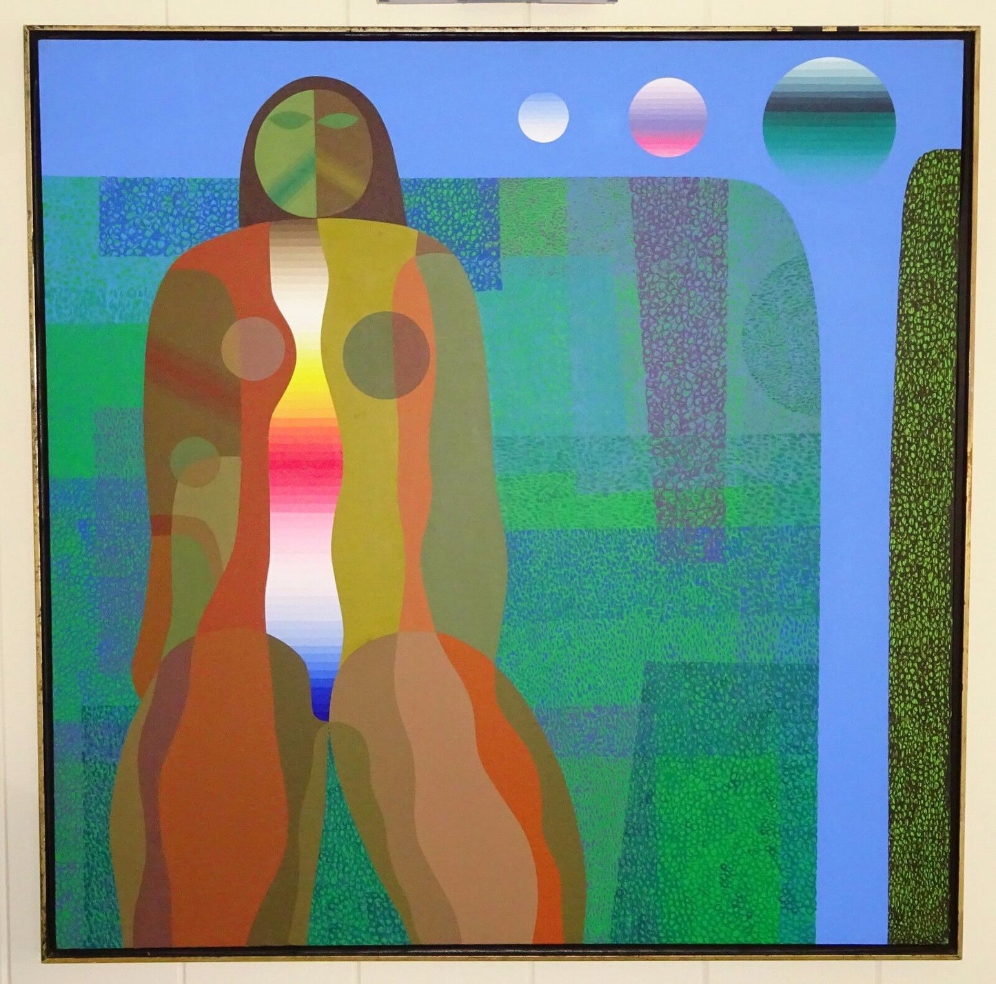 '71 Hawaii Acrylic Painting "Maile in the Valley" by Chang Young Cho (Aha)