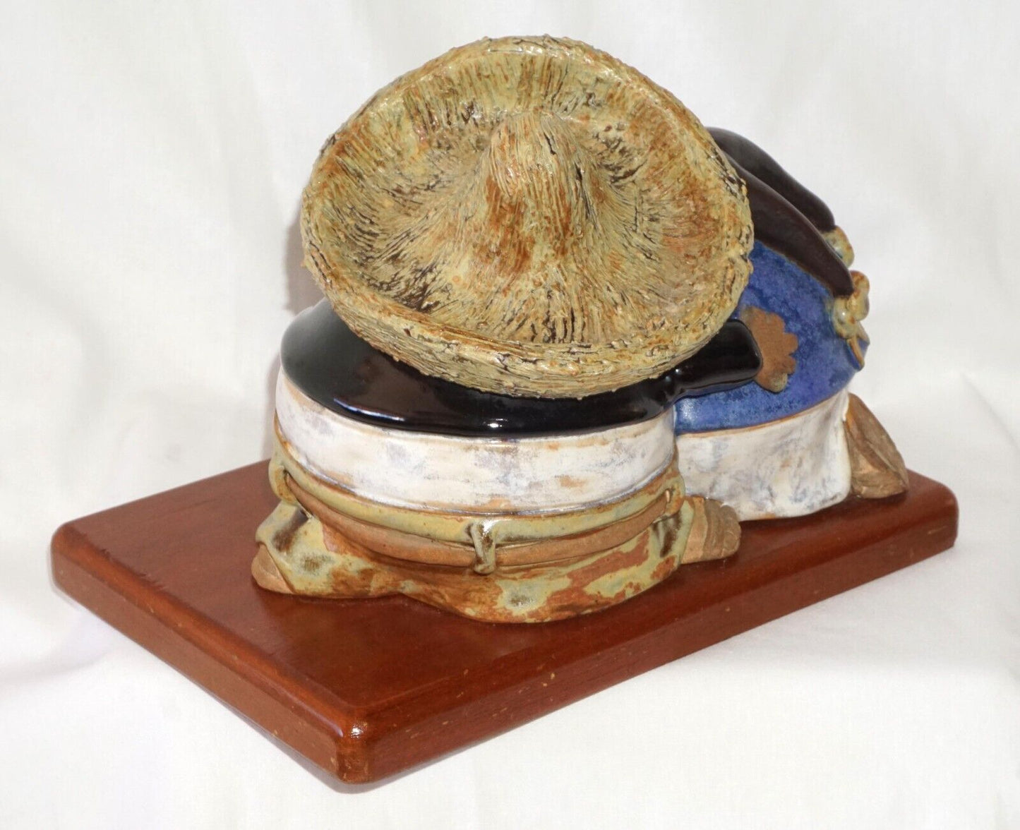 Mexican, Ceramic Sculpture- Dancing Couple by Rodo Padilla (HiC)