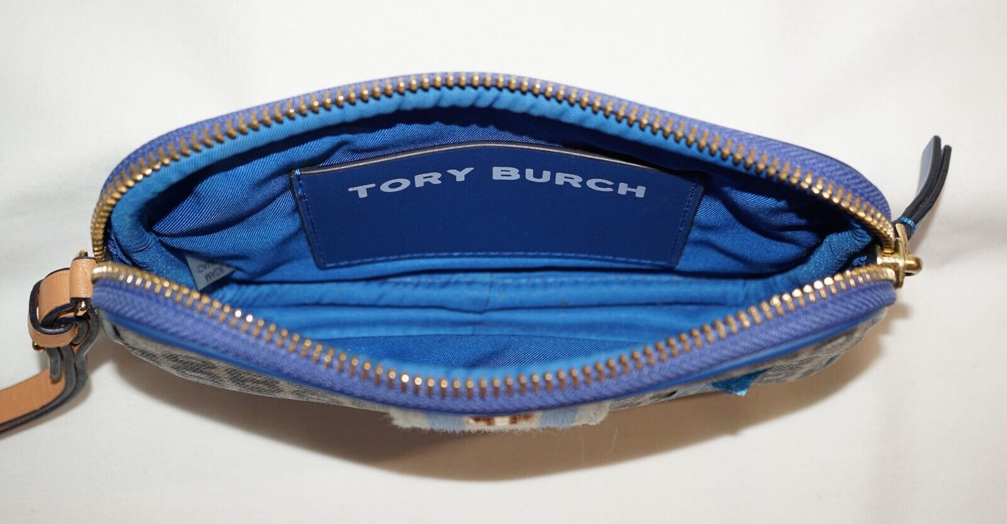 Tori Burch Gemini Link Canvas Wristlet (InS)37