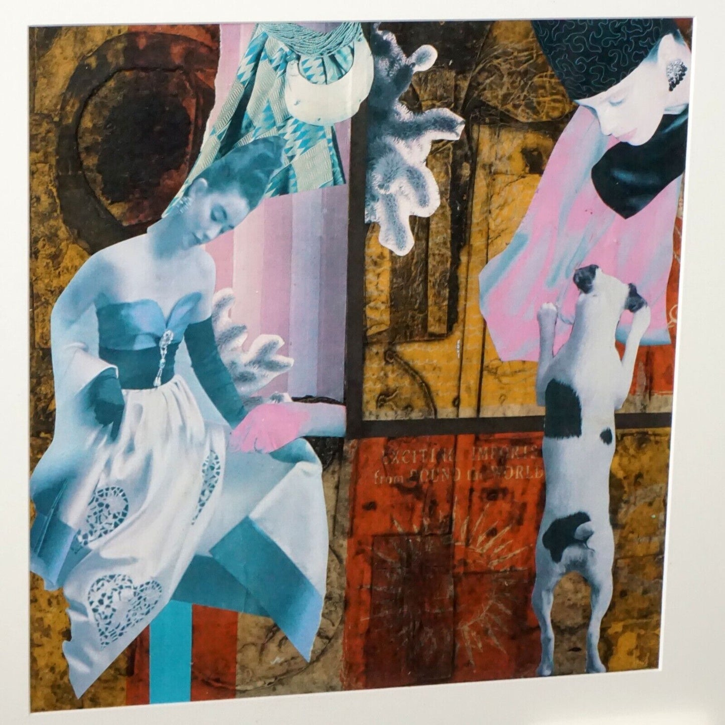 Vintage Hawaii Collage "How much for the Lady in the Window"by Toni Martin (McA)