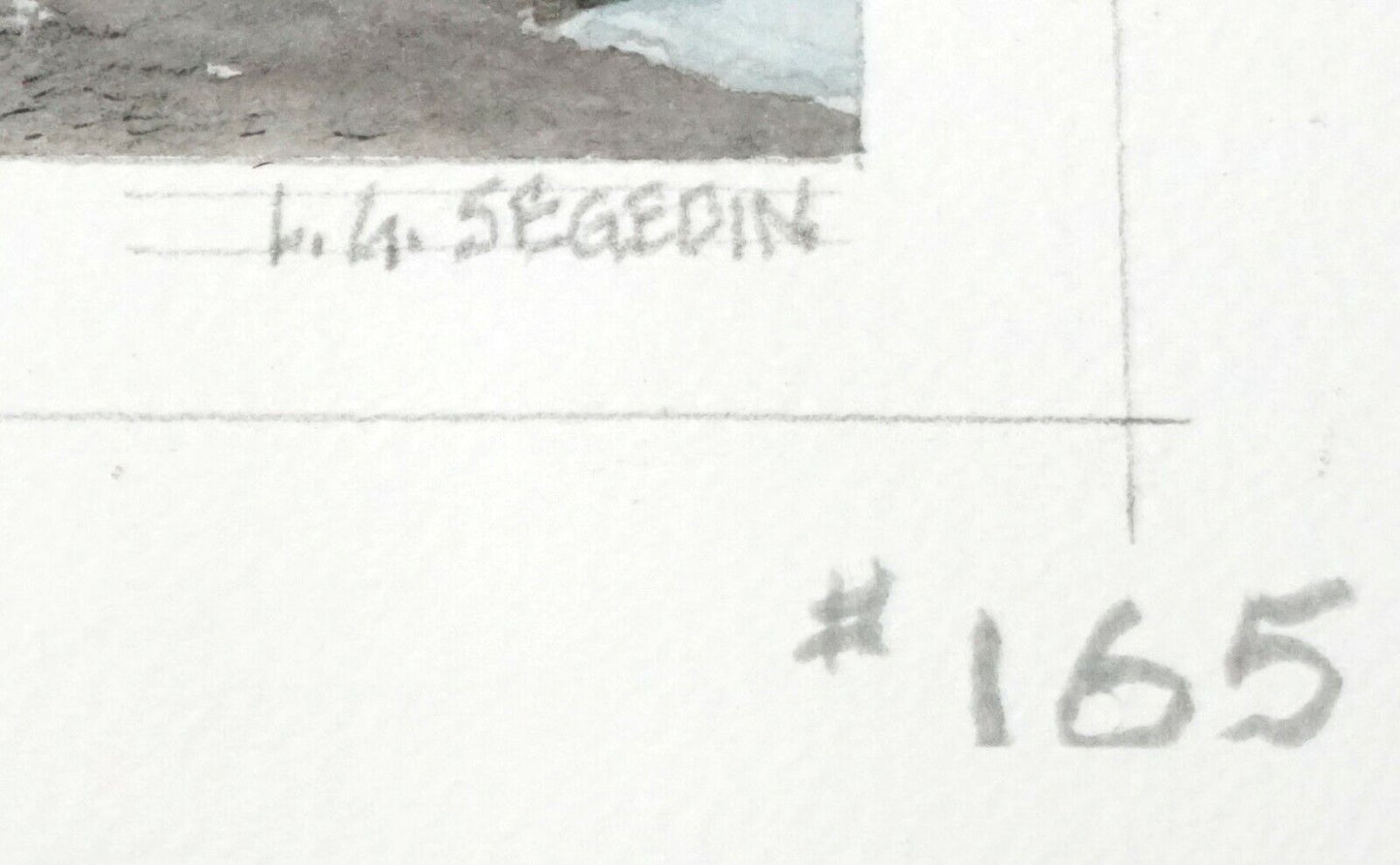 Hawaii Watercolor Painting The White Outrigger Canoe by Larry Segedin #165