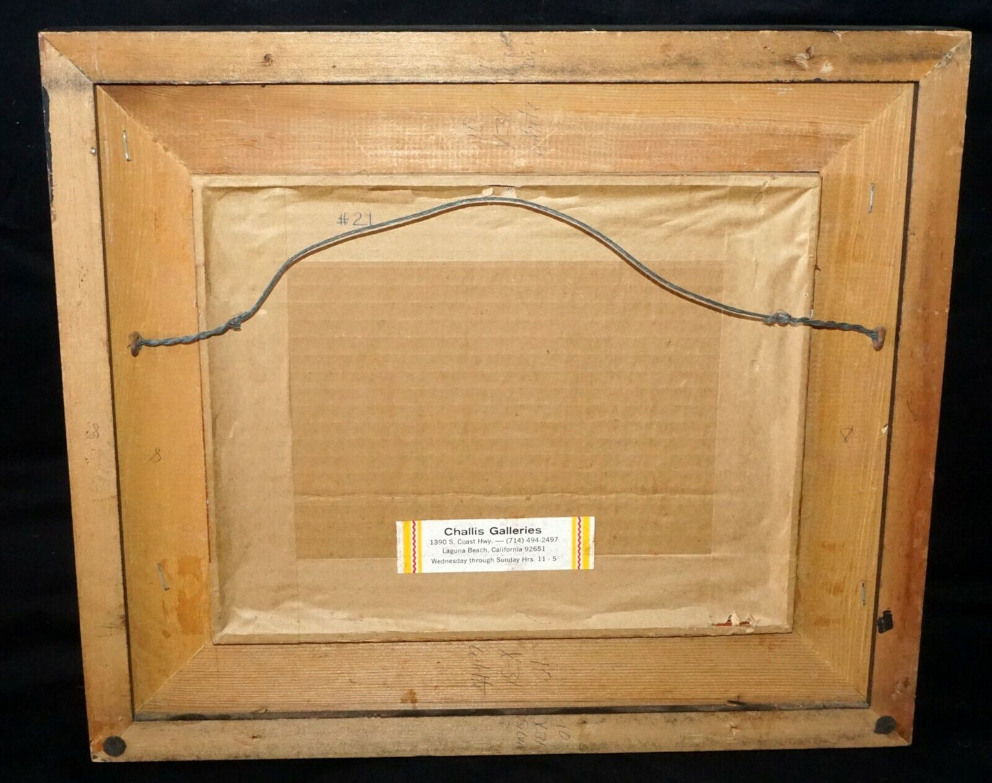 California Watercolor Painting Harbor by Ritchie Allen Benson (1941-1996)(Dyb)