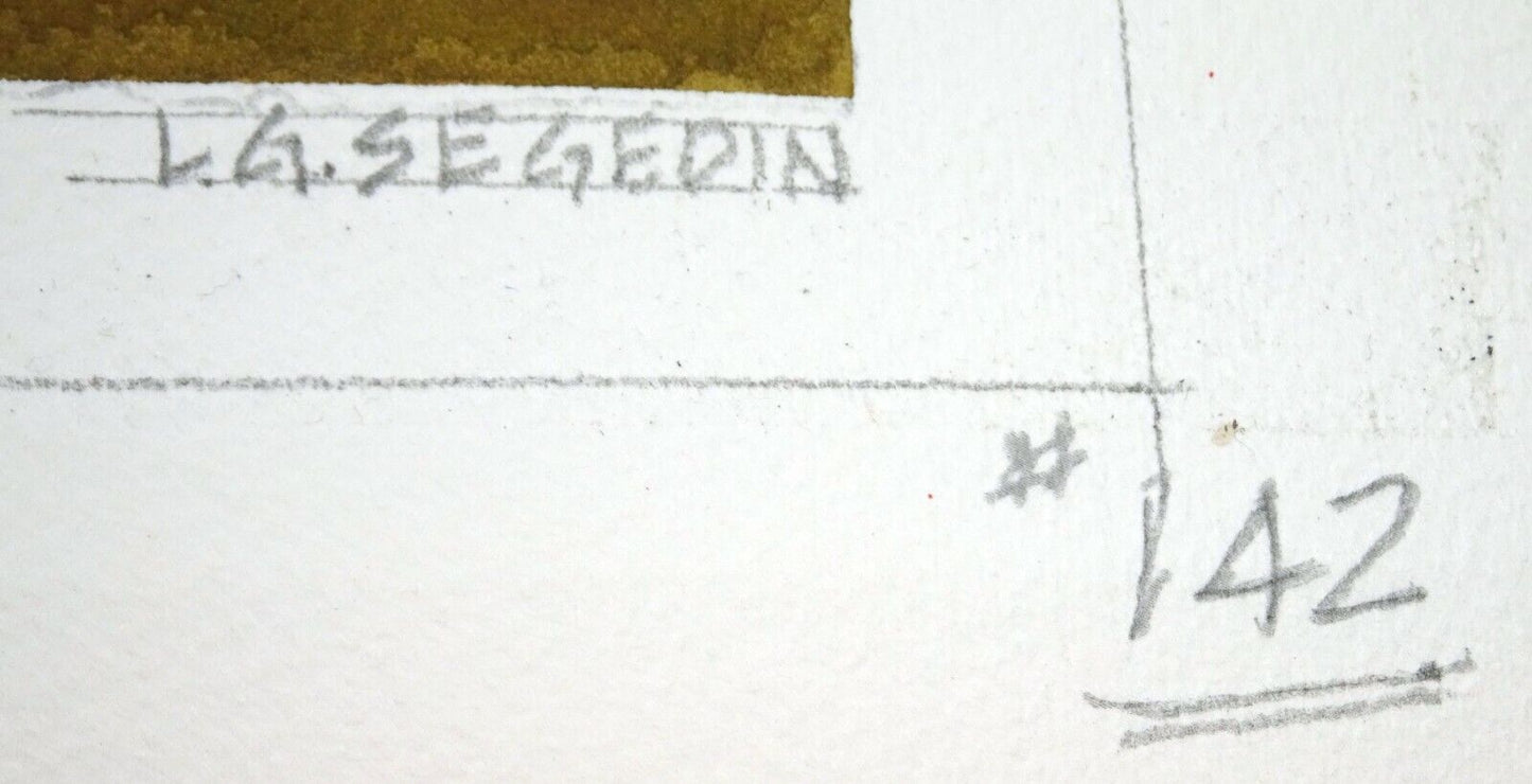 Hawaii Watercolor Painting "Sunrise from Kualoa Park, Oahu" by L. Segedin #142