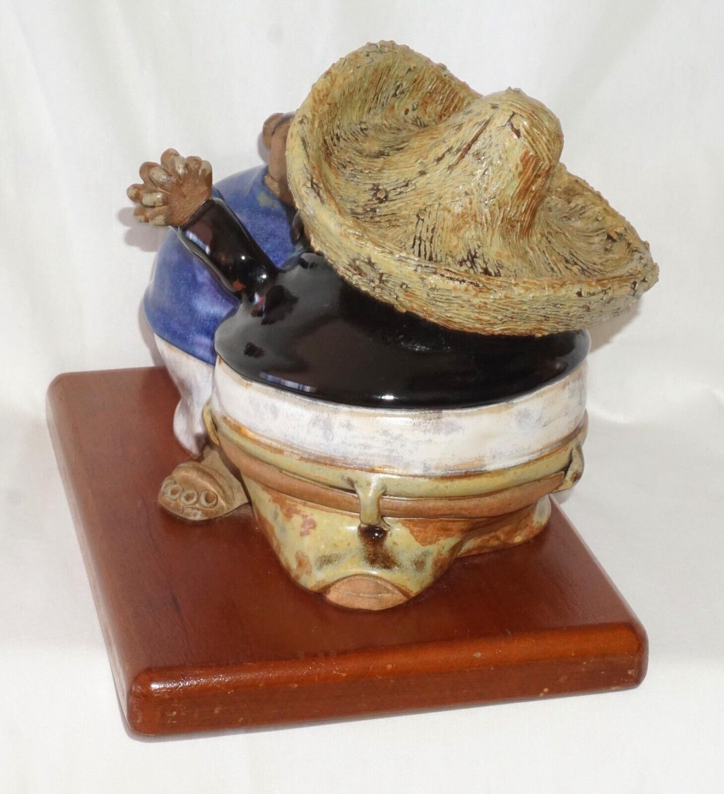 Mexican, Ceramic Sculpture- Dancing Couple by Rodo Padilla (HiC)