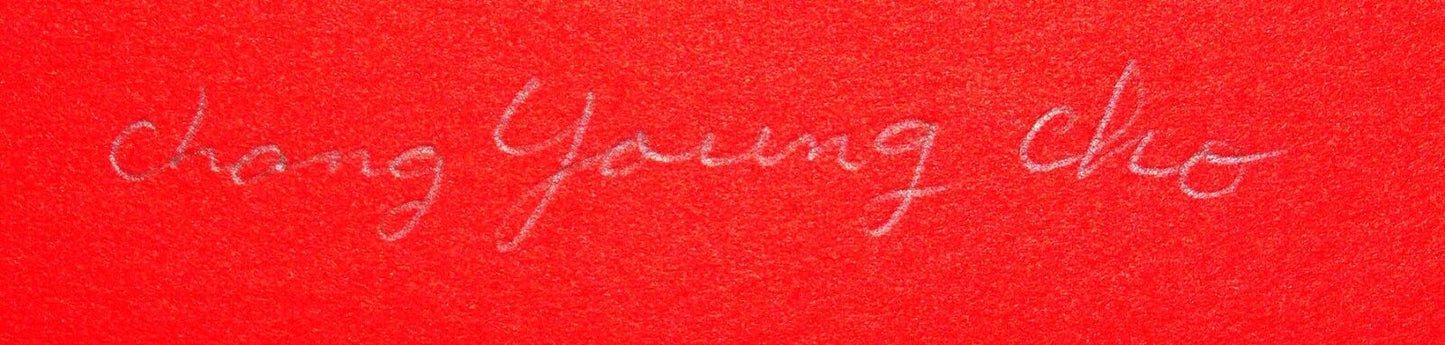 1971 Hawaii Color Print 1/32 "Woman in the Moon" by Chang Young Cho (Ahb)
