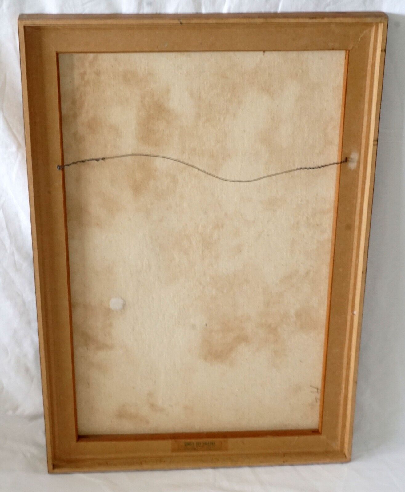 Hawaii Modernist Abstract Oil Painting Waterfall by Louis G. Pohl (1915-99)(CrJ)