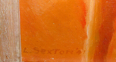 1941 Hawaii Framed Oil Painting Portrait of a Lady by Lloyd Sexton (Geo)