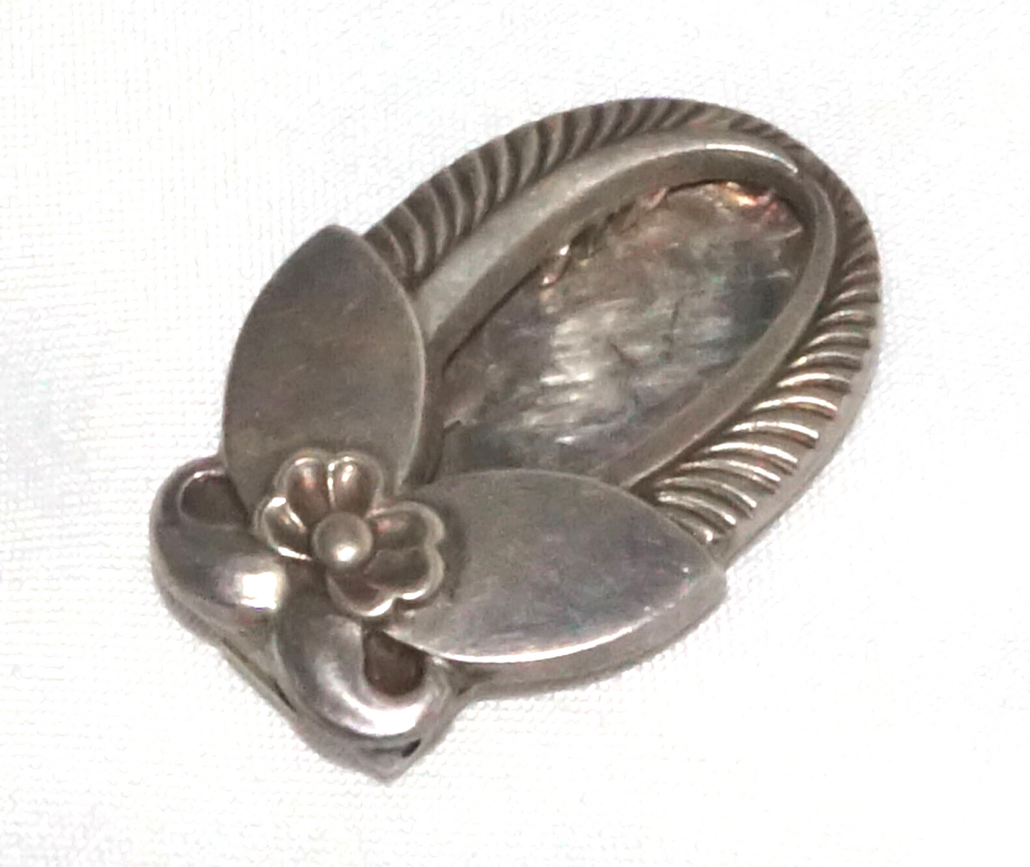 Georg Jensen Sterling Silver Cactus Brooch Clip #227 (QuC) 24
