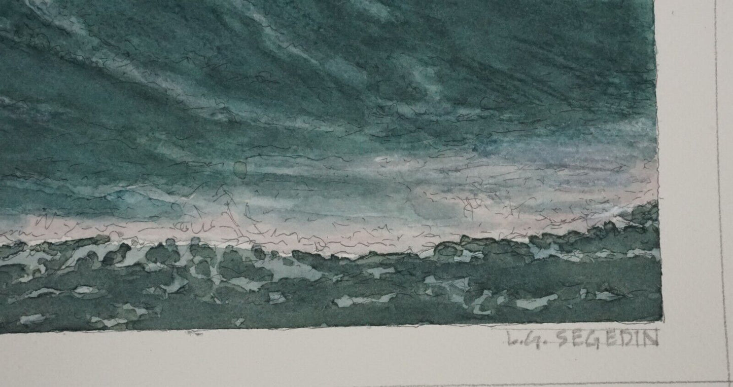 Hawaii Watercolor Painting Eddie Aikau Surf Contest 2023 by Larry Segedin #199