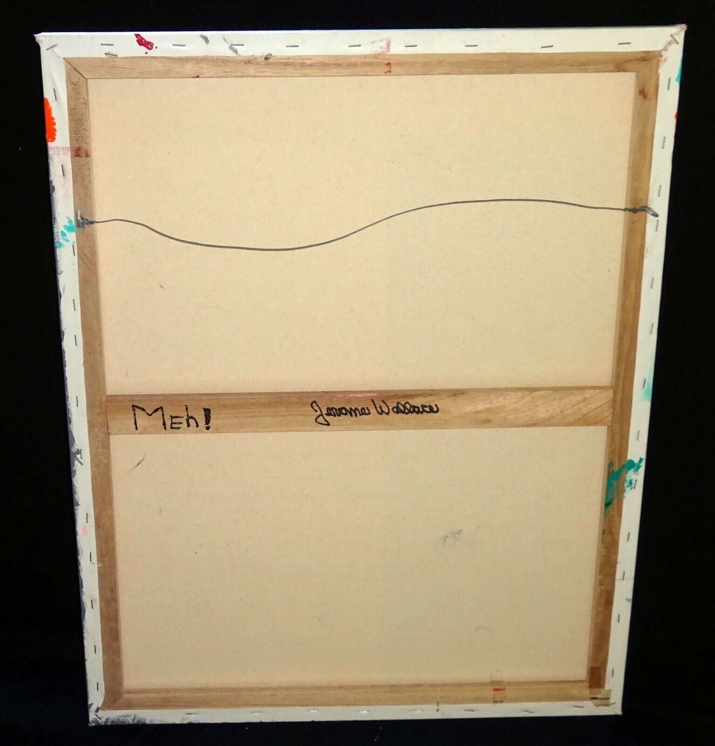 Hawaii Acrylic Mixed Media Painting No Graffiti Honolulu by Jerome Wallace (WaJ)