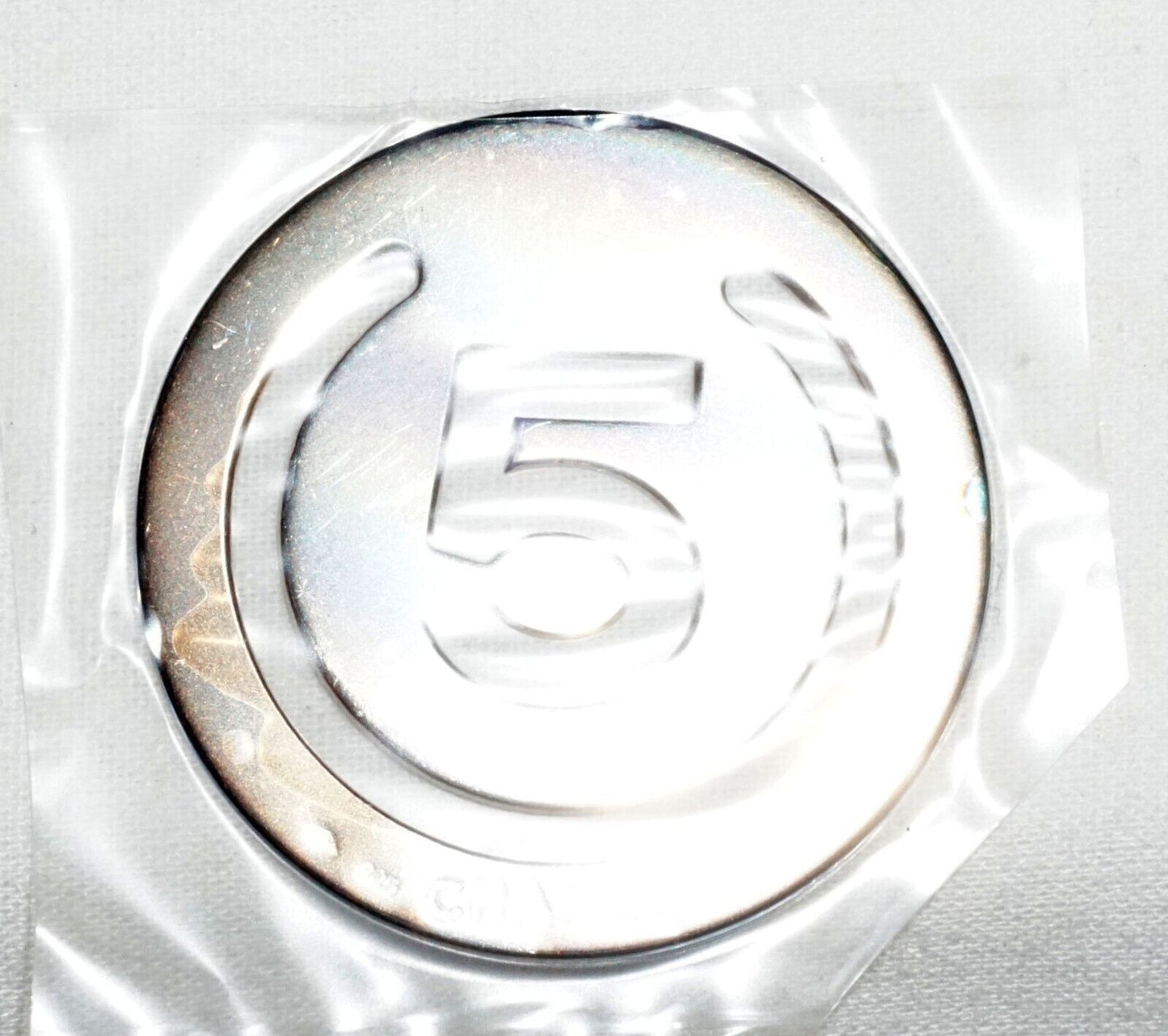 Vintage French Sterling Silver Chanel #5 Motif Bookmark by Chanel (InS)