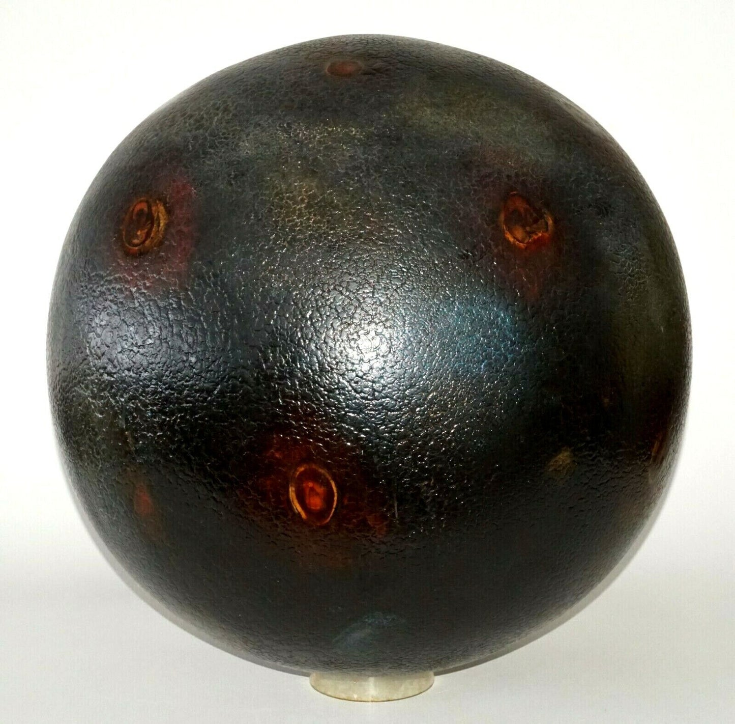 Vintage Hawaii Norfolk Pine Giant Hollowed out Sphere by R.W. Butts (CWo)