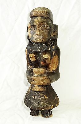 19C/20C Indonesian Nias Island Tribal Carved Ancestral Figure Statue (Eic)